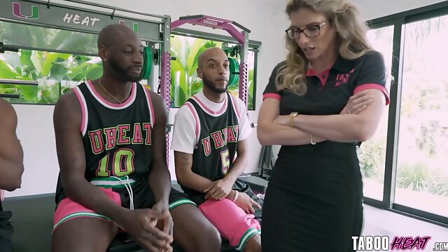 Basketball Team Motivated By DP Group Sex With Stepsisters Lory Lace Taboo Heat