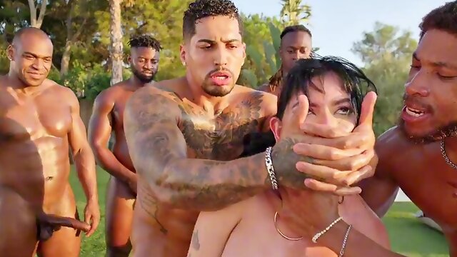 Ao Ar Livre, Anal, Grandes Caralhos Negros