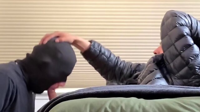 Latino thug cock sucking