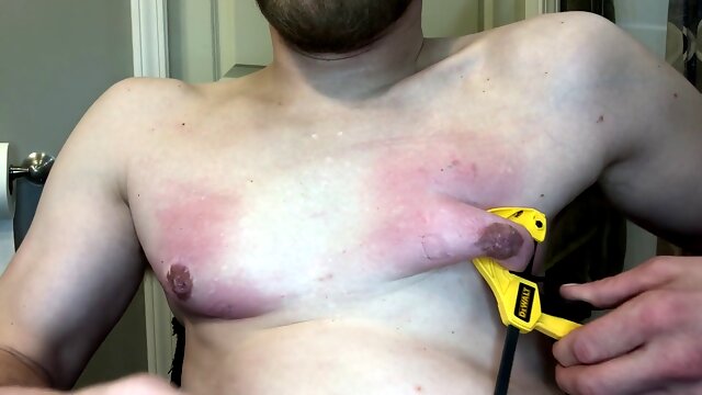 Gay slave, cropping, gay painful