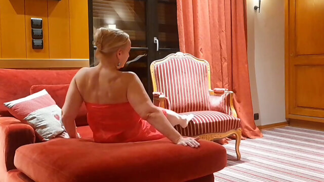 Mature Blonde Wife Enjoys Sex After Walk