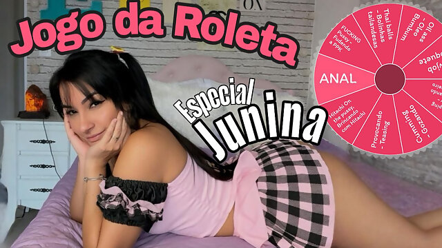 Wheel of Sex Game Anal with Emanuelly Raquel