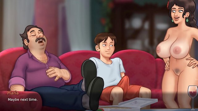 Dessin Animé, Femme, Publique