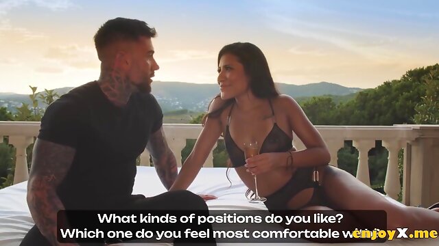 Andrea Retali In Passionate Outdoor Boning Of Under The Warm Glow Of Sunset