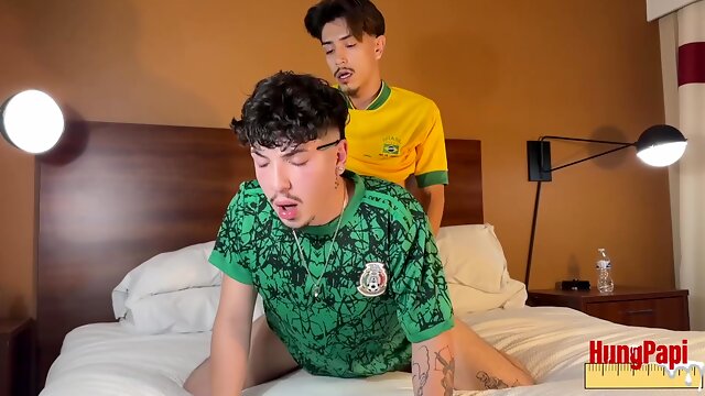2 Hung Studs Fuck World Cup Soccer Fifa Gay Anal Soccer Papi Mexico Vs Brazil