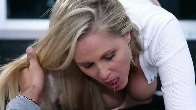 Mature Slapping Tits