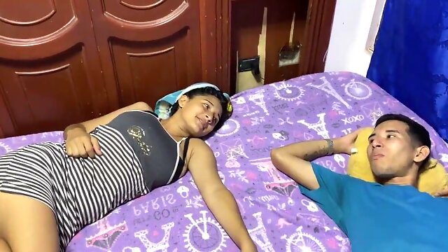 Latina best friend rides doggy style and squirts on her first time