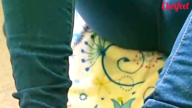 Young Asian girlfriend stars in homemade sock and shoe footjob compilation from their bedroom and couch sessions