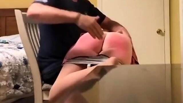 Erika spanked in pantyhose