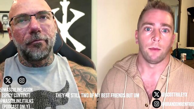 Muscle Pornstar Scott Rileys Nude Public Confessions with Jason Collins