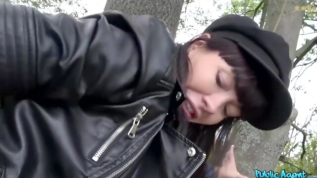 Thomas Hyka In Horny Stud Fucks Dark-haired Slut In Public