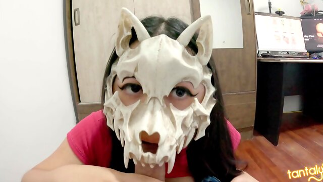 Is It Halloween? Or Furryween? Idk But Great Blowjob! - Tantaly Priscy Rollplay