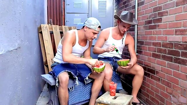 TRAILERTRASHBOYS lads jack Waters And Asher Day sans a condom