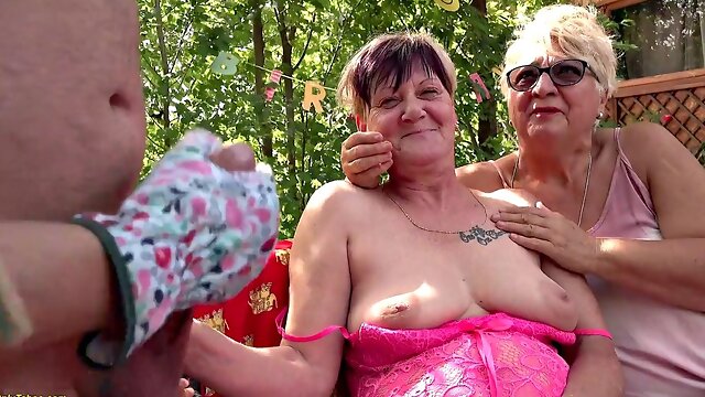 Matures Wild Outdoor Anal Orgy Birthday Bash