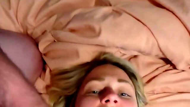 The pretty blonde aroused her husband with a seductive striptease dance and was fucked in the every hole