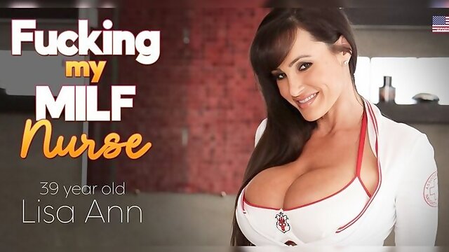 American Milf Nurse Lisa Ann Has The Cure For Any Illness, She Sucks & Fucks The Sickness Right Out