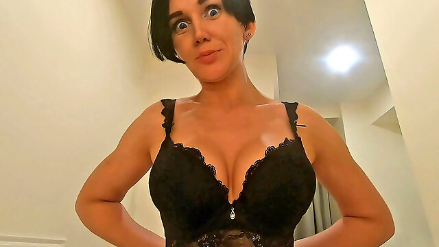 Brunette, Sexy Moeder