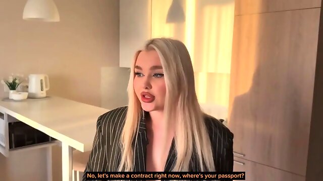 A REALTOR OFFERS ANAL SO THAT I WILL BUY AN APARTMENT. ANAL, FULL HD,