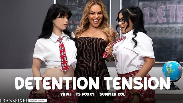 Yhivi Detention Tension - Ts Foxxy And Summer Col