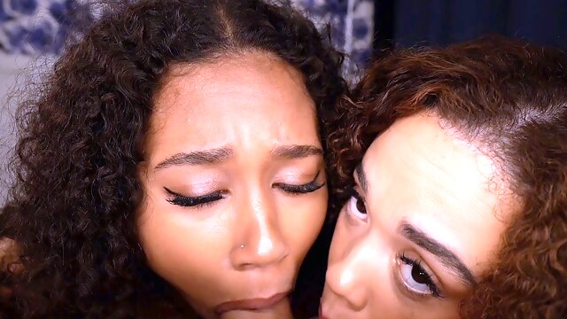 BJRAW Skyla Sun and Willow Ryder have wet mouths
