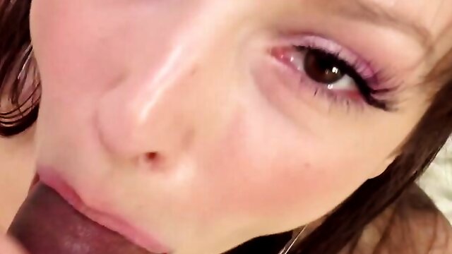 Busty Tenant Pays in POV Blowjobs