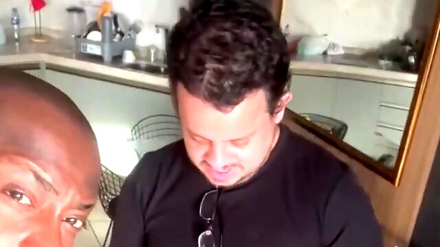 Sexy Brunette Latina Hotwife Sucks Her Lover;s BBC While Her Cuckold Helps Her Throat It Deeper