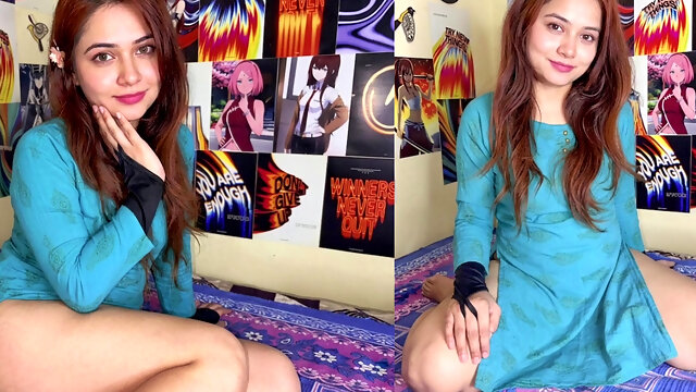 Indian Stepsister Anime Fan Bounces Until Inseminated - Close-up + POV