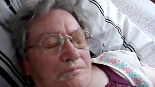 German Granny Cumshot 1