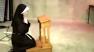 Chubby Lesbian Nun Dominated And Spanked