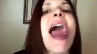 Kissing Tongue Lesbian