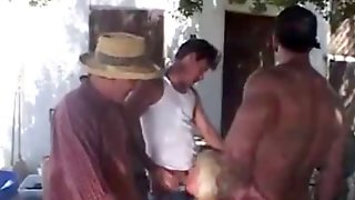 Redneck Mature gets Gangbangs By Young Studs