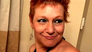 Thick Cut Redhead Granny Pounded