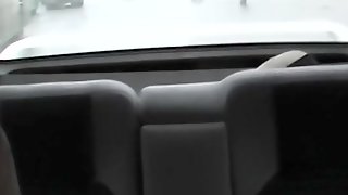 Voyeur camera shoots nasty action in the taxi car