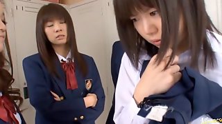 Japanese Schoolgirl Lesbian, Anri Nonaka And Kurumi