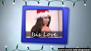 Santa Stripper Stepmom Isis Love Gets Freshly Frosted