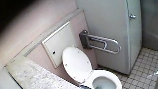 Schoolgirl Toilet Spy, Toilet Voyeur Masturbe