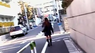 Street sharking odyssey with amorous slutty chick being nicely tricked