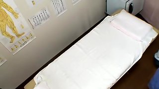 Beautiful Japanese fucked hard in hidden cam massage video