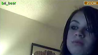 Stickam girl using toy and rubbing