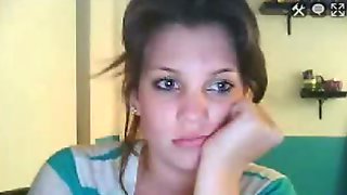 Teen cutie titty flashing on webcam