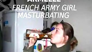 French cutie is using her biggest sex tool to fuck her constricted snatch