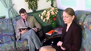Sexy Russian Milf Fucked In The Waiting Room !