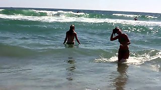 Voyeur Beach Cumshots