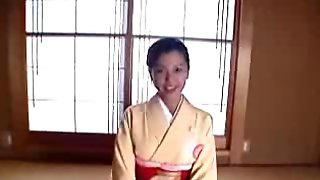 Asian Kimono Masturbates