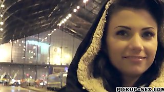 Brunette Czech Public