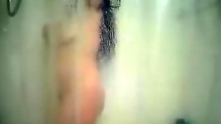 Hidden spy cam of cute mother Id like to fuck taking a shower