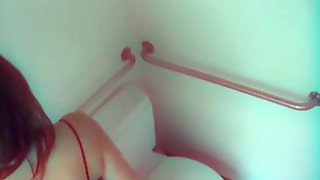 A girl caught masturbating in toilet 3 by twistedworlds