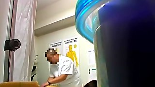 Voyeur cam in clinic spying on young girl owned by doctor