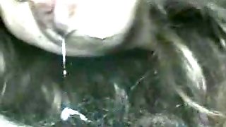 Mesmerizing Mexican swallows his jizz like a water