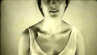 Babe Films Herself Masturbating (1960s Vintage)